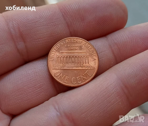 1 цент САЩ нециркулирал 2004/D , снимка 1