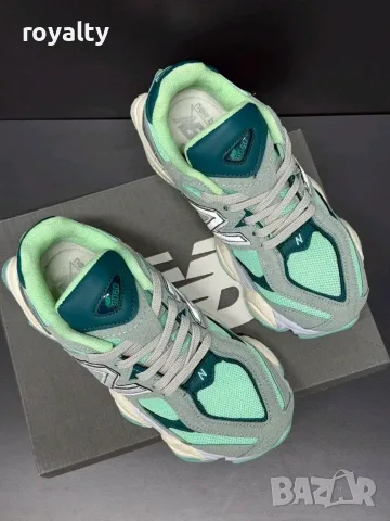 New Balance 9060 – Сиво, Мента и Тюркоаз Нови Дамски Маратонки Ню Баланс с Кутия , снимка 5 - Маратонки - 56133551