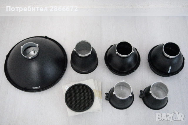 Студийни рефлектори Bowens, снимка 2 - Светкавици, студийно осветление - 53542410