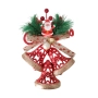 6209 Коледна украса за окачване Камбанки с Дядо Коледа, 20×14 см, снимка 2