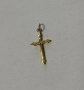 Златна висулка(кръст)0.60гр., снимка 3