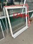 130555 ПВЦ PVC дограма прозорец 134/134см - цена 140 лв буб - НЕ се отваря, с дъска под прозореца -с, снимка 1