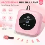 Нова Гел Лампа 48W за Домашен Маникюр нокти ръце със Сензор + Таймер, снимка 7