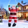 🎄✨ Катерещ се Дядо Коледа – Висящ Винтидж Декор | BBConstruction Store ✨🎄, снимка 4