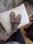 Ръчно плетени детски чорапи от вълна, снимка 1 - Чорапи - 38656787