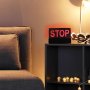 Светеща табела STOP, 18х3х12см, с 3 AA батерии, снимка 2