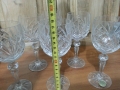 Кристални чаши за вино Чехословакия, снимка 6