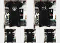 Under Armour👗Guess👗Puma👗Adidas👗Emporio Armani Дамска Черна Рокля С Къс Ръкав Код D2406, снимка 1