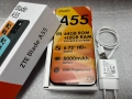 Като нов! Смартфон ZTE Blade A55 128GB/4+8GB 6.75 инча-черен, снимка 16