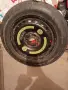 Mercedes W203 W209 CLK W208 резервна гума патерица Continental 125/90 R16 ET17, снимка 1