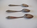 Лот от 3 бр. лъжици стари, снимка 8
