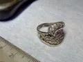 РАЗКОШЕН СКЪПОЦЕНЕН СРЕБЪРЕН ПРЪСТЕН СРЕБРО 925 ОБСИПАН с ИСКРЯЩИ ЮВЕЛИРНО ФАСЕТИРАНИ ЦИРКОНИ 41780, снимка 5