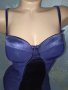Etam-M- Оформяща рокля/ подплата в лилаво с твърди чашки сатен и тюл, снимка 1 - Бельо - 40975714