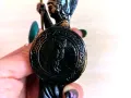 Страхотна Стара Бронзова Статуетка Атина-Палада, снимка 4