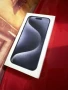 Кутия iphone 15 pro 128gb blue titanium, снимка 1