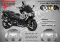 Yamaha T-Max TMax T Max стикери The Punisher, снимка 5