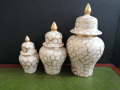 Тройка декоративни вази , снимка 3
