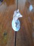 Стара порцеланова фигура,сърничка #2, снимка 3