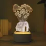 Холограмна 3D LED лампа - Балонна къща, снимка 2