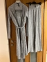 Нов сив памучен памук  сет комплект от три части костюм 3 в 1 дълга жилетка , блуза панталон , снимка 2