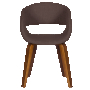 Дизайнерско кресло-трапезен стол с тапицерия-лилав,син,зелен,кафяв,сив,черен цвят дамаска, снимка 2
