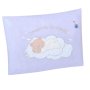 Бебешка възглавница Мече, 38х28 cm, синя, снимка 1 - Спално бельо и завивки - 42258214