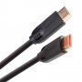 Кабел HDMI - HDMI 1.8м Ver:2.0 Ultra HD 4k/60p VCom SS001196 Черен Cable HDMI M - HDMI M, снимка 2