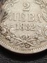 СРЕБЪРНА МОНЕТА 2 лева 1882г. КНЯЖЕСТВО БЪЛГАРИЯ СЪЕДИНЕНИЕТО ПРАВИ СИЛАТА ЗА КОЛЕКЦИОНЕРИ 40739, снимка 4