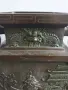 Япония 19-ти век 35см-7кг/стара японска бронзова ваза-кадилница с постамент, снимка 4