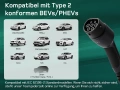 Преносимо зарядно за електромобили dé Mobile Wallbox 11kW Type 2, 6м + шуко, снимка 11
