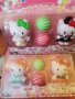 2 бр Коте Кити Hello Kitty и топка пластмасови фигурки играчки за игра и украса торта , снимка 3