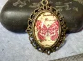 АЖУРЕН БОХО АРТ СТИЛ МЕСИНГОВ МЕДАЛЬОН ВИНТИДЖ ПЕНДАНТ 26749, снимка 1