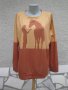 3XL+ Нова блуза (момиче и кон) , снимка 1 - Блузи с дълъг ръкав и пуловери - 34854918