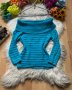 Синя блуза/пуловер, снимка 1 - Блузи с дълъг ръкав и пуловери - 39459957