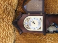 Масивен винтидж стенен часовник, снимка 2