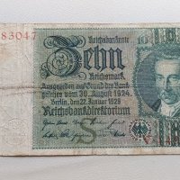 10 марки 1929 Германия, снимка 1 - Нумизматика и бонистика - 40131998
