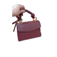Малка дамска чанта с къса дръжка с възли, снимка 5 - Чанти - 44324378