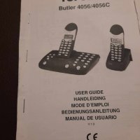 Стационарен телефон - TOPCOM - Butler 4056/4056С , снимка 4 - Стационарни телефони и факсове - 44316343