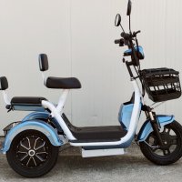 Електрическа триколка EcoWay М31 син цвят 500W задно задвижване, снимка 3 - Мотоциклети и мототехника - 41789906