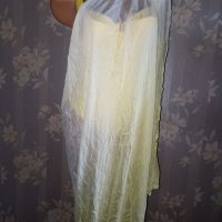 Ефирен шал/ парео в преливащо се  бяло към жълто, снимка 4 - Шалове - 41326522