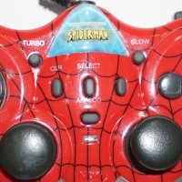 Оригинален джойстик Spider-Man Marvel Naki за Playstation 2  ТЕСТВАН И РАБОТЕЩ, снимка 4 - Аксесоари - 41291690