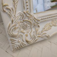Огледало с красива дървена декоративна рамка , снимка 3 - Декорация за дома - 41697702