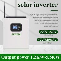 Suyeego 12V 1200W UPS/Хибриден соларен MPPT инвертор  със WI-FI, снимка 3 - Друга електроника - 41867999