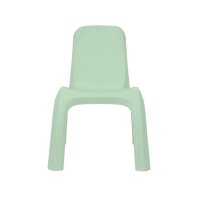 Детски пластмасов стол, без подлакътници, зелен, 38x44x52см , снимка 3 - Мебели за детската стая - 42493507