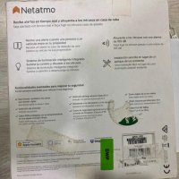 Смарт външна камера със сирена Netatmo, FHD, черна, снимка 2 - Комплекти за видеонаблюдение - 40840137