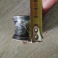 стар посребрен салфетник-Christofle, снимка 2 - Други ценни предмети - 41118632