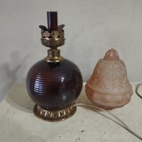 Стара настолна лампа, снимка 6 - Настолни лампи - 44279441