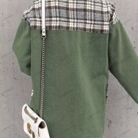 Дамско дънково яке с дълъг ръкав и риза с копчета и горна част, 3цвята - 023, снимка 8 - Якета - 39240552