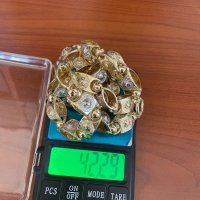 Нов Златен ланец синджир Versace 42.29 гр, снимка 3 - Колиета, медальони, синджири - 41523081