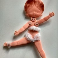 Стара кукла от СОЦА, балерина с подвижни крайници. , снимка 2 - Кукли - 44461578